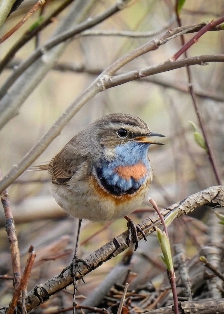 Bluethroat (<em>Luscinia svecica</em>) Bluethroat (Luscinia svecica)