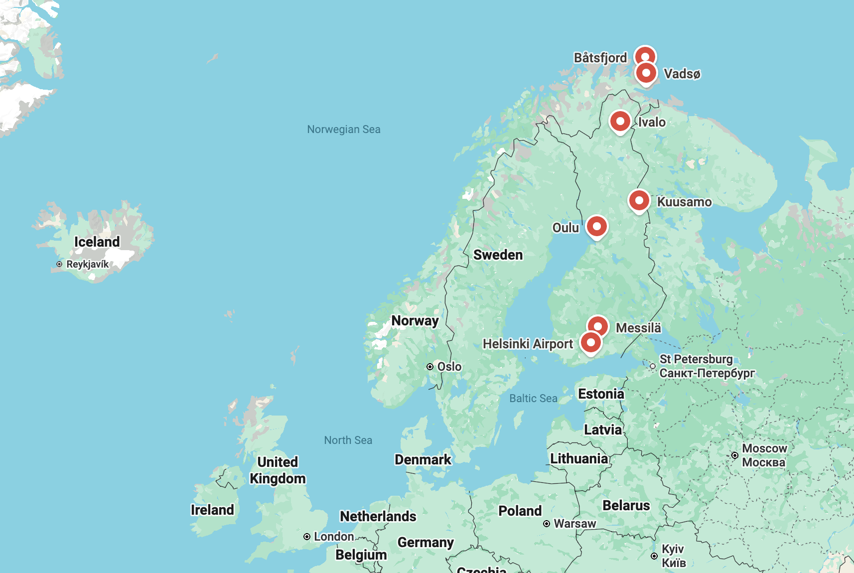 Route Map Overview