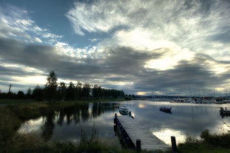 Sunrise along Mjøsa