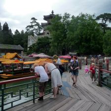 Visiting the Summer Palace in Bejing