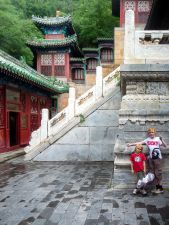 Visiting the Summer Palace in Bejing