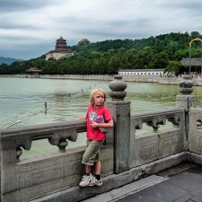 Visiting the Summer Palace in Bejing