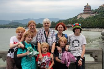 Visiting the Summer Palace in Bejing