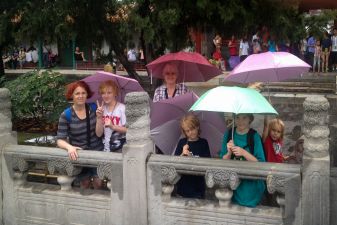 Visiting the Summer Palace in Bejing